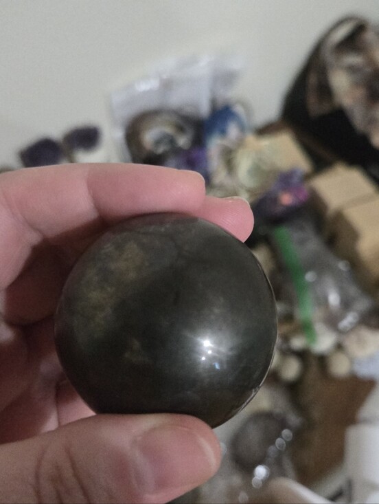 Other - Healers Gold (Pyrite & Magnetite) Crystal Sphere A